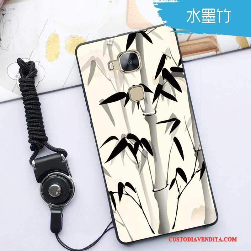 Custodia Huawei G7 Plus Silicone Telefono Morbido, Cover Huawei G7 Plus Protezione Anti-caduta Blu Chiaro