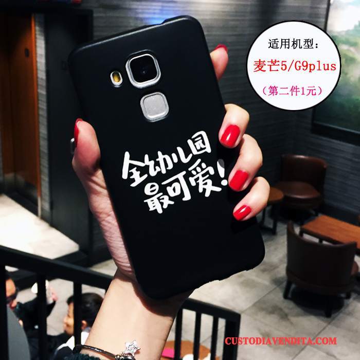 Custodia Huawei G9 Plus Creativo Di Personalitàtelefono, Cover Huawei G9 Plus Silicone Tendenza Nero
