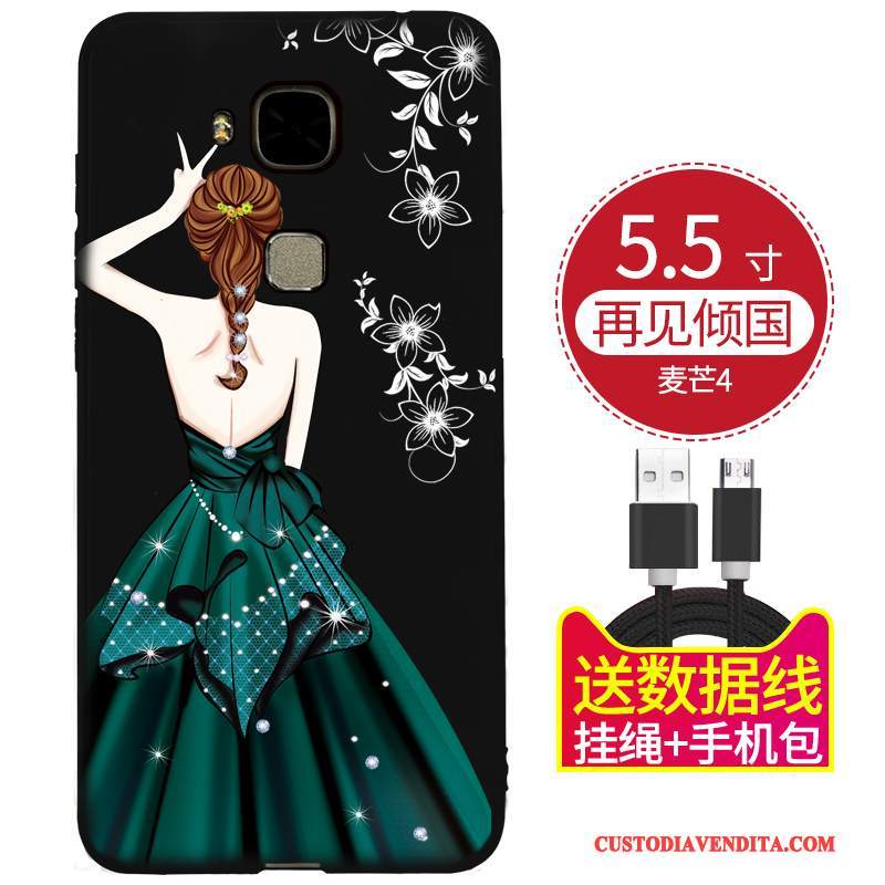 Custodia Huawei G9 Plus Creativo Tutto Incluso Di Personalità, Cover Huawei G9 Plus Silicone Rosso Tendenza