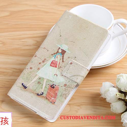 Custodia Huawei G9 Plus Pelle Rosatelefono, Cover Huawei G9 Plus Folio