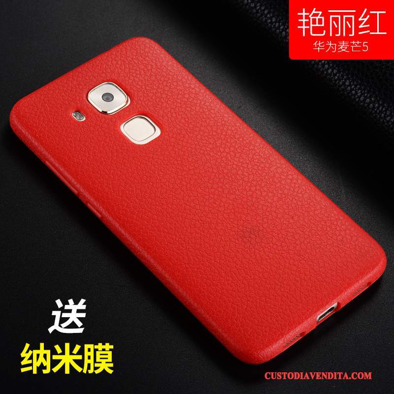 Custodia Huawei G9 Plus Silicone Morbidotelefono, Cover Huawei G9 Plus Protezione Nero Anti-caduta