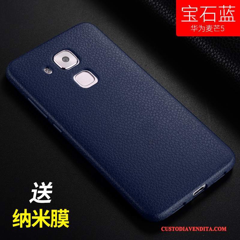 Custodia Huawei G9 Plus Silicone Morbidotelefono, Cover Huawei G9 Plus Protezione Nero Anti-caduta