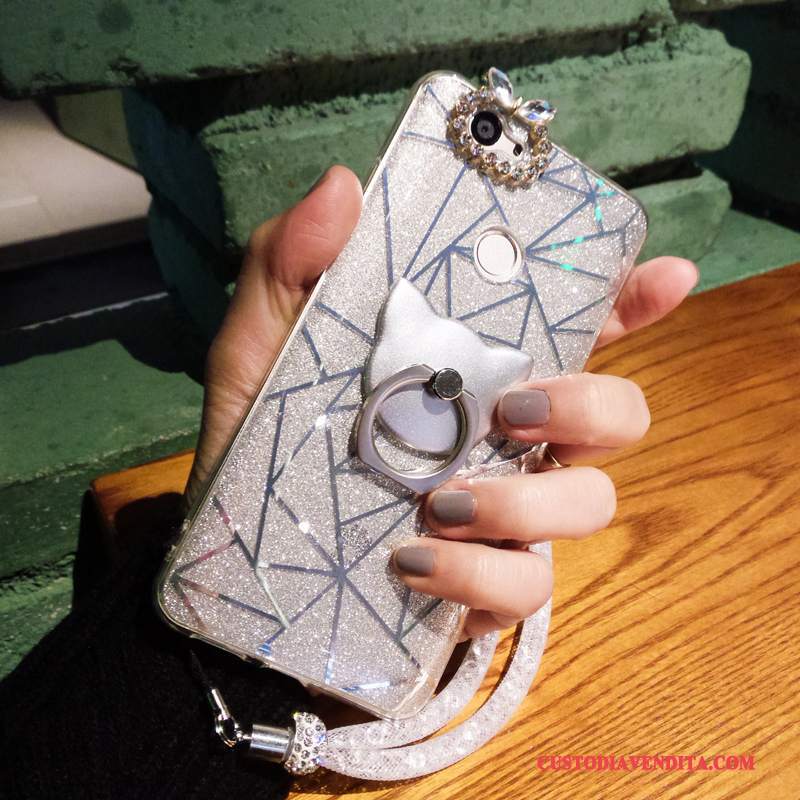 Custodia Huawei G9 Plus Silicone Telefono Porpora, Cover Huawei G9 Plus Protezione Anti-caduta