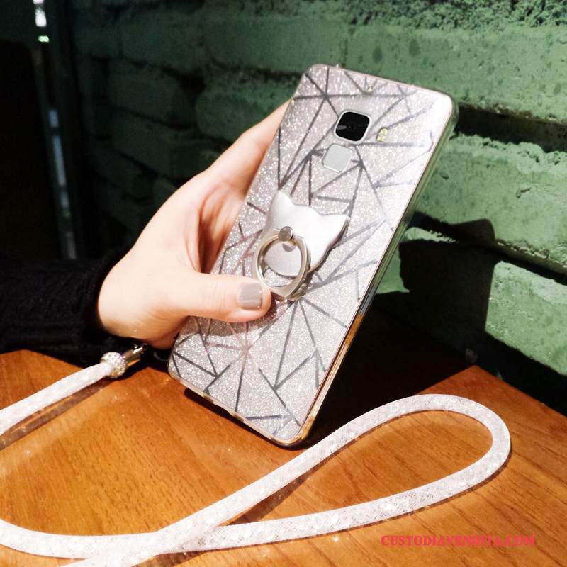 Custodia Huawei G9 Plus Silicone Telefono Porpora, Cover Huawei G9 Plus Protezione Anti-caduta
