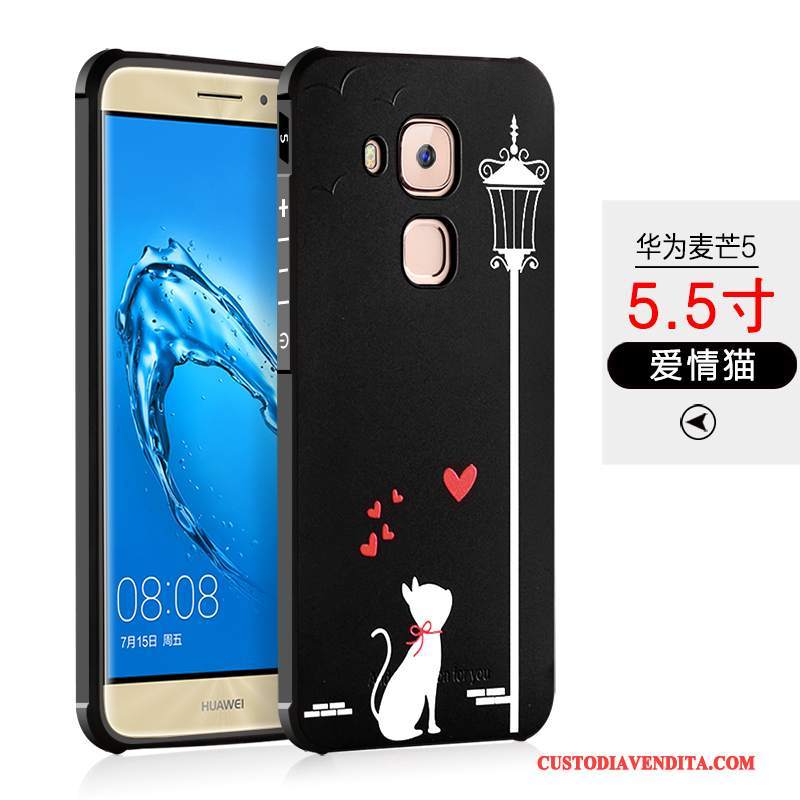 Custodia Huawei G9 Plus Silicone Tutto Inclusotelefono, Cover Huawei G9 Plus Protezione Nero Anti-caduta