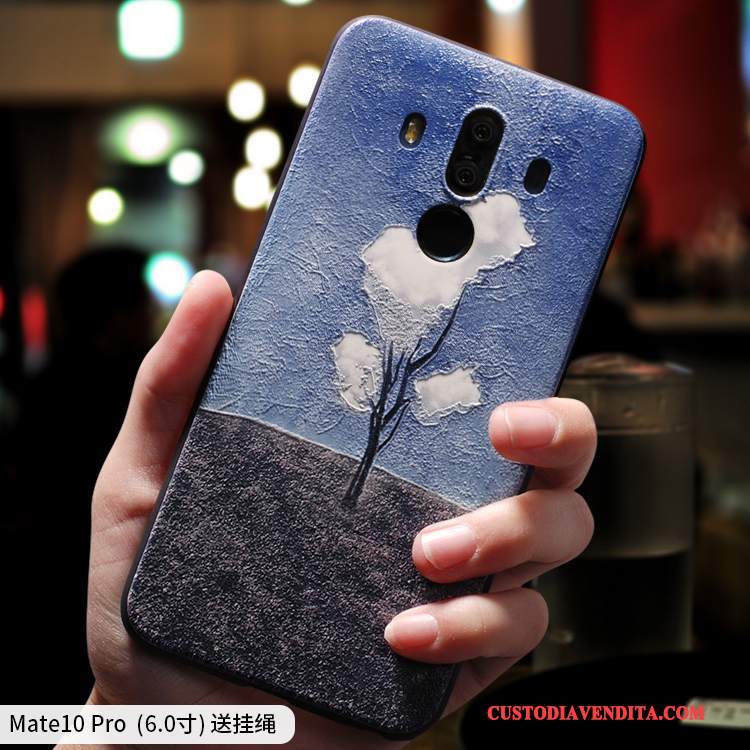 Custodia Huawei Mate 10 Creativo Morbido Tutto Incluso, Cover Huawei Mate 10 Silicone Rosa Anti-caduta