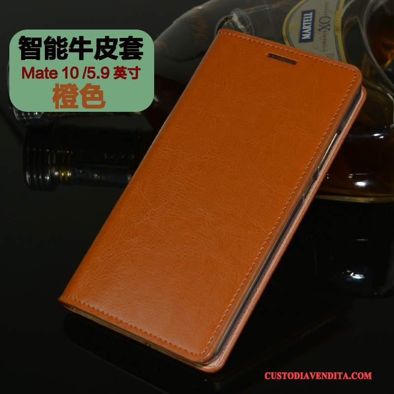 Custodia Huawei Mate 10 Folio Tutto Incluso Anti-caduta, Cover Huawei Mate 10 Pelle Telefono