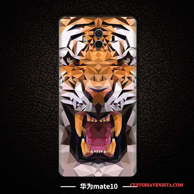 Custodia Huawei Mate 10 Goffratura Telefono Tridimensionale, Cover Huawei Mate 10 Protezione Stile Cinese Tutto Incluso