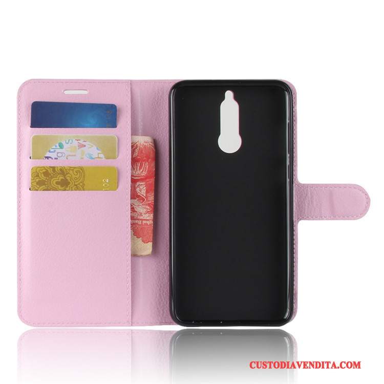 Custodia Huawei Mate 10 Lite Portafoglio Verde, Cover Huawei Mate 10 Lite Pelle