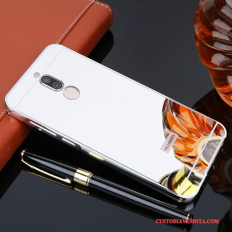 Custodia Huawei Mate 10 Lite Protezione Nero Telaio, Cover Huawei Mate 10 Lite Metallotelefono