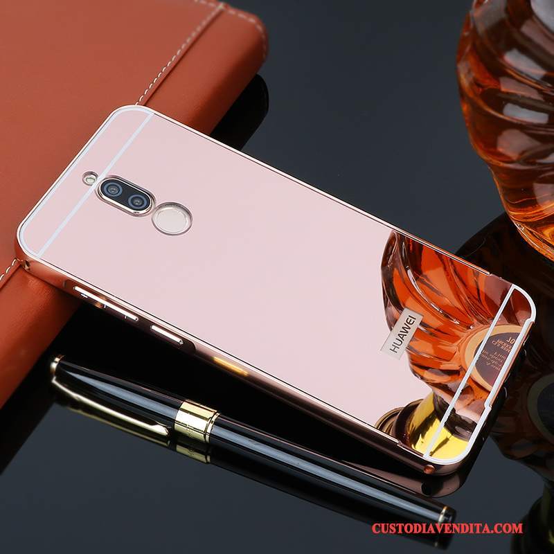 Custodia Huawei Mate 10 Lite Protezione Nero Telaio, Cover Huawei Mate 10 Lite Metallotelefono