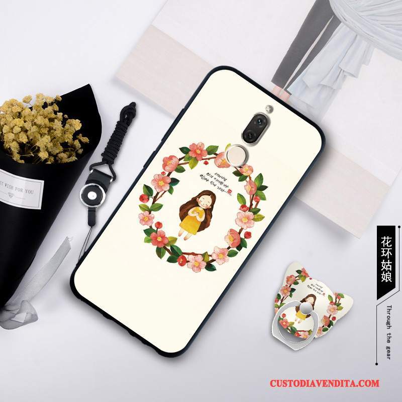 Custodia Huawei Mate 10 Lite Silicone Anti-cadutatelefono, Cover Huawei Mate 10 Lite Protezione Tendenza Blu