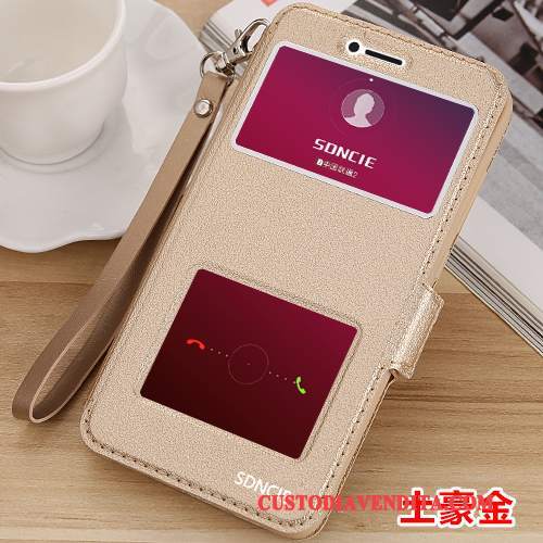 Custodia Huawei Mate 10 Pelle Morbido Anti-caduta, Cover Huawei Mate 10 Folio Telefono Rosso
