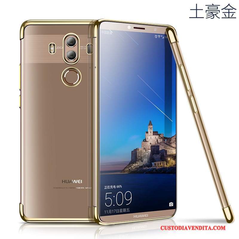 Custodia Huawei Mate 10 Pro Silicone Trasparente Morbido, Cover Huawei Mate 10 Pro Anti-cadutatelefono