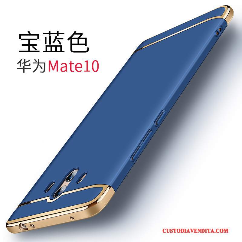 Custodia Huawei Mate 10 Protezione Oro Sottile, Cover Huawei Mate 10 Telefono Macchiati