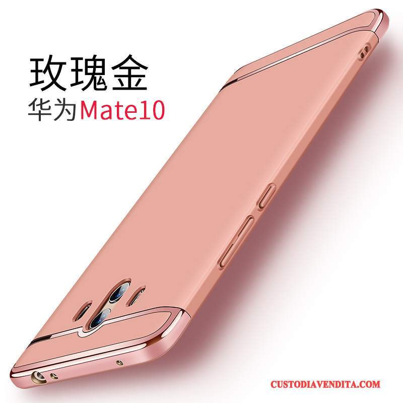 Custodia Huawei Mate 10 Protezione Oro Sottile, Cover Huawei Mate 10 Telefono Macchiati