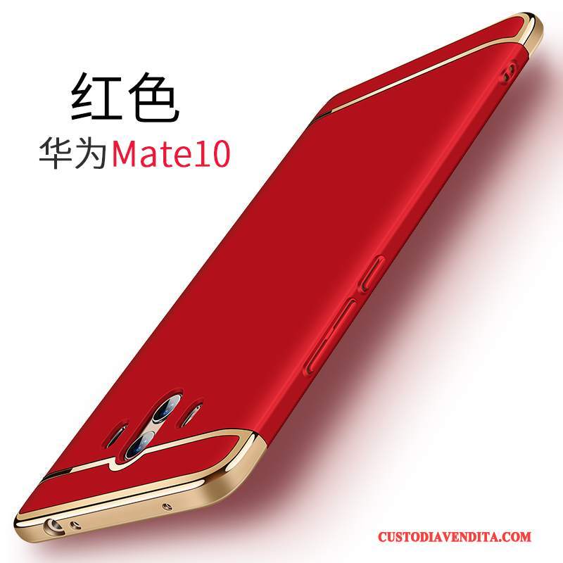 Custodia Huawei Mate 10 Protezione Oro Sottile, Cover Huawei Mate 10 Telefono Macchiati