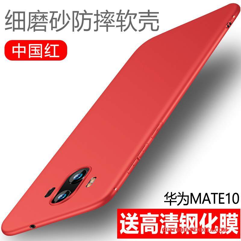 Custodia Huawei Mate 10 Silicone Rosa Tendenza, Cover Huawei Mate 10 Protezione Macchiati Morbido