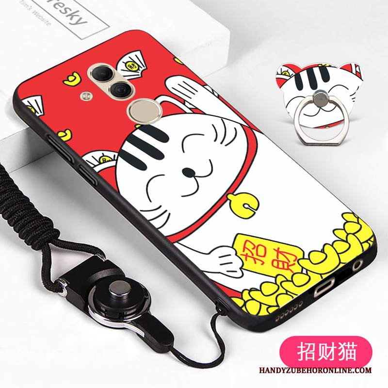 Custodia Huawei Mate 20 Lite Moda Ornamenti Appesi Morbido, Cover Huawei Mate 20 Lite Protezione Modello Bianco