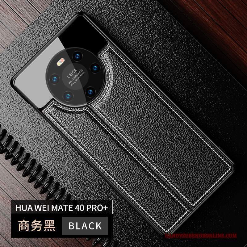 Custodia Huawei Mate 40 Pro+ Pelle Di Personalità High End, Cover Huawei Mate 40 Pro+ Creativo Nuovo Specchio