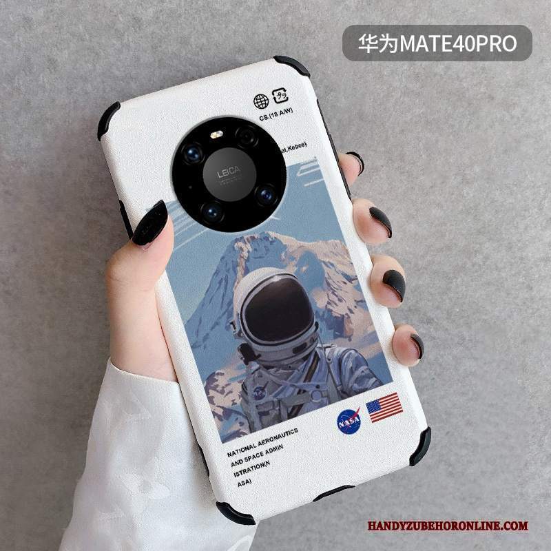 Custodia Huawei Mate 40 Pro Protezione Modello Blu, Cover Huawei Mate 40 Pro Creativo Anti-caduta Morbido