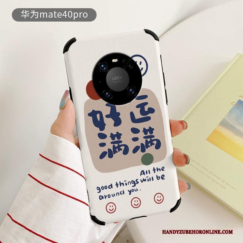 Custodia Huawei Mate 40 Pro Silicone Modellotelefono, Cover Huawei Mate 40 Pro Goffratura Sottile Anti-caduta