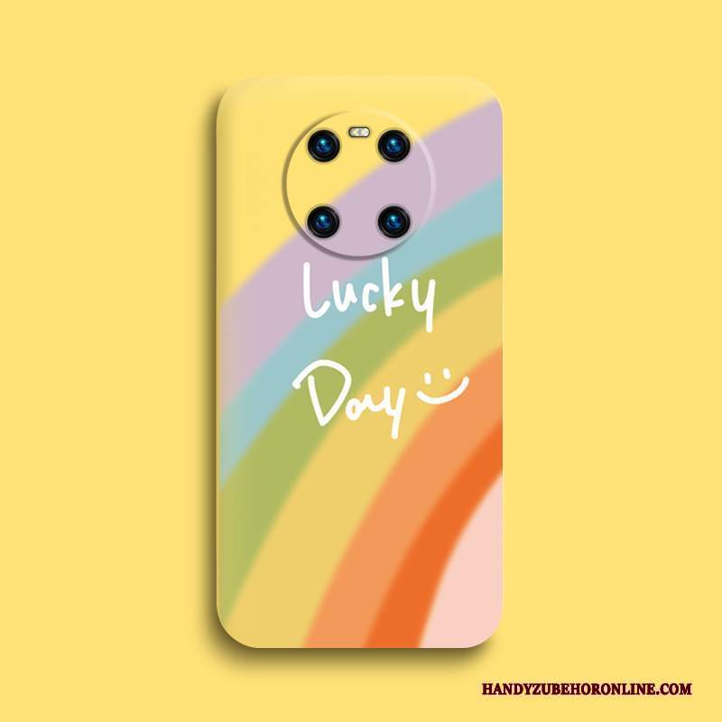 Custodia Huawei Mate 40 Silicone Di Personalità Nuovo, Cover Huawei Mate 40 Creativo Rosa Tutto Incluso