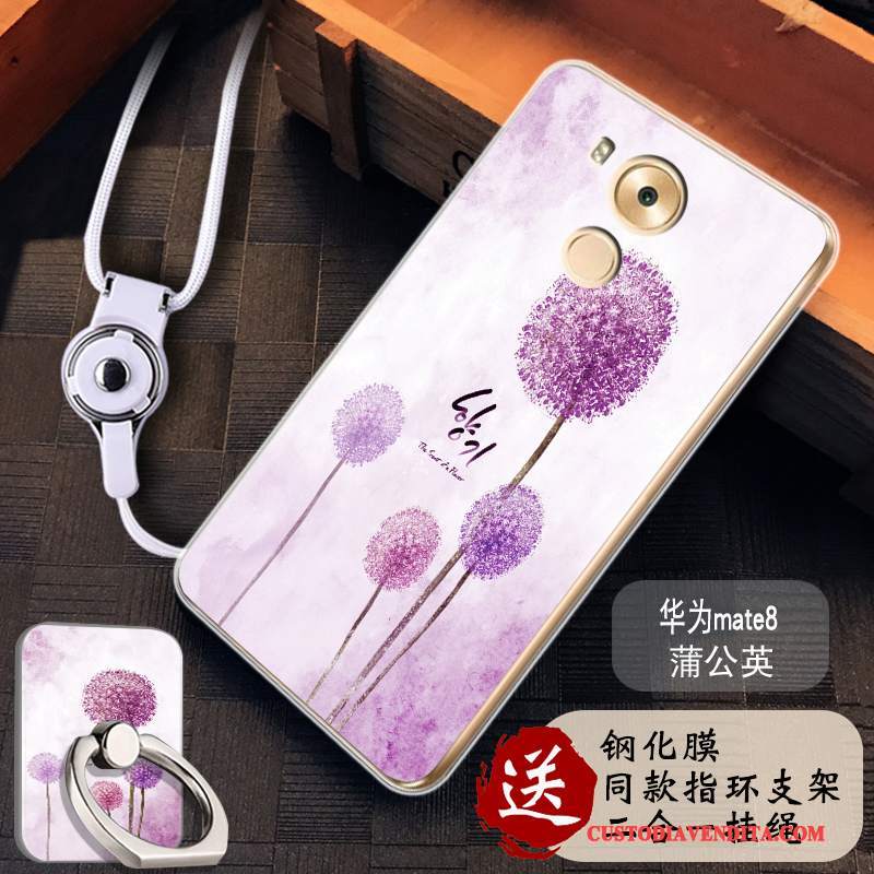 Custodia Huawei Mate 8 Colore Hemming Rosa, Cover Huawei Mate 8 Silicone Telefono Anti-caduta