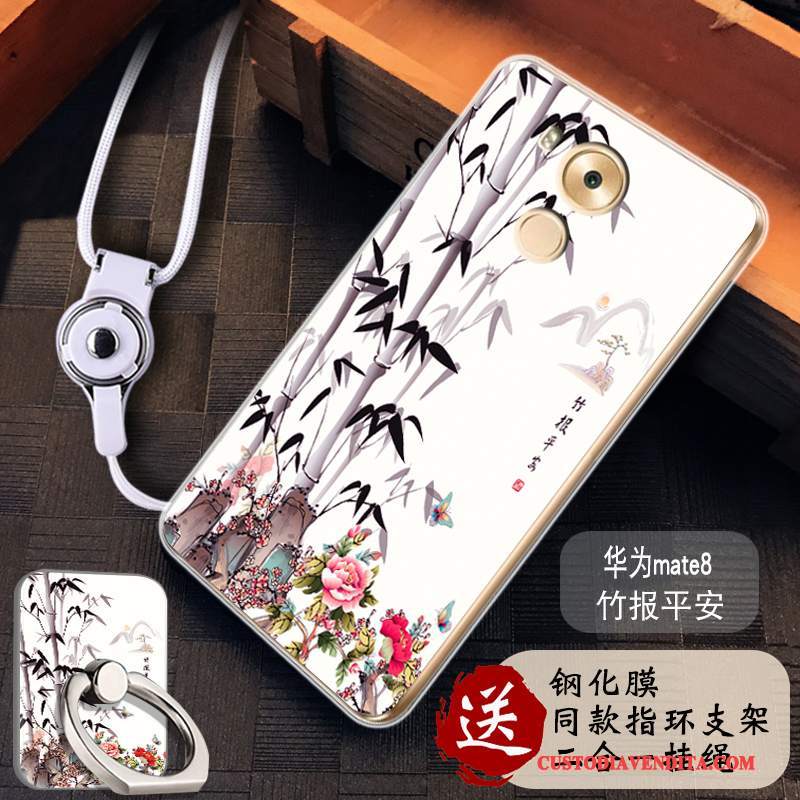 Custodia Huawei Mate 8 Colore Hemming Rosa, Cover Huawei Mate 8 Silicone Telefono Anti-caduta