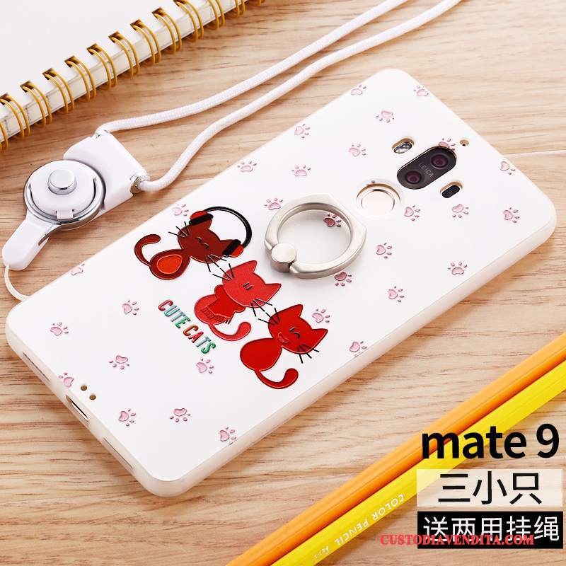Custodia Huawei Mate 9 Creativo Telefono Blu, Cover Huawei Mate 9 Silicone Tutto Incluso Di Personalità