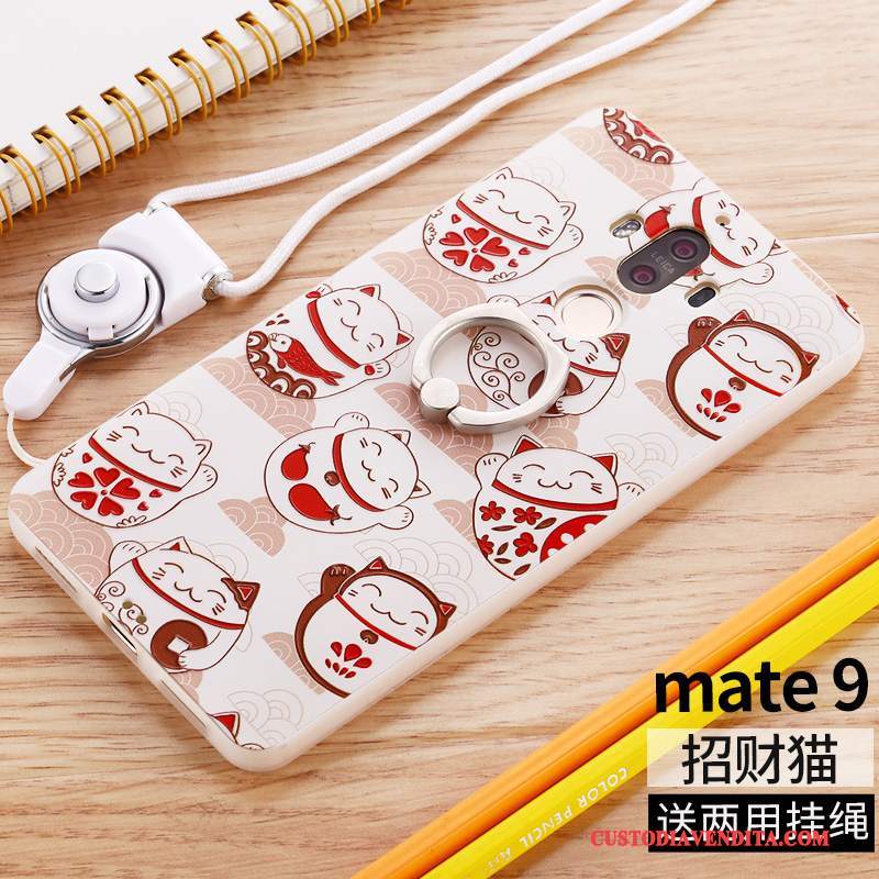 Custodia Huawei Mate 9 Creativo Telefono Blu, Cover Huawei Mate 9 Silicone Tutto Incluso Di Personalità