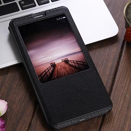 Custodia Huawei Mate 9 Pelle Dormienza Anti-caduta, Cover Huawei Mate 9 Folio Blu Supporto