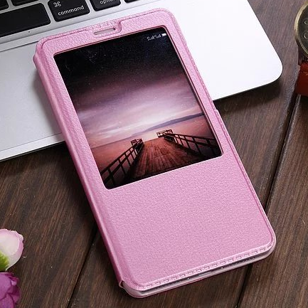 Custodia Huawei Mate 9 Pelle Dormienza Anti-caduta, Cover Huawei Mate 9 Folio Blu Supporto