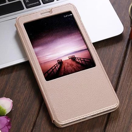 Custodia Huawei Mate 9 Pelle Dormienza Anti-caduta, Cover Huawei Mate 9 Folio Blu Supporto