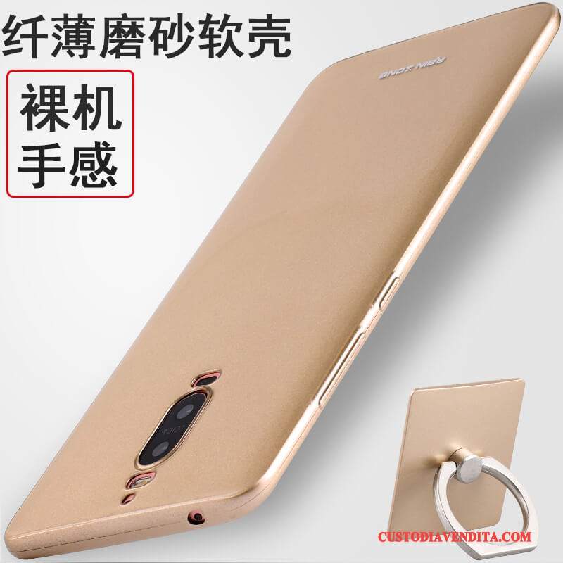Custodia Huawei Mate 9 Pro Silicone Morbidotelefono, Cover Huawei Mate 9 Pro Protezione Rosso