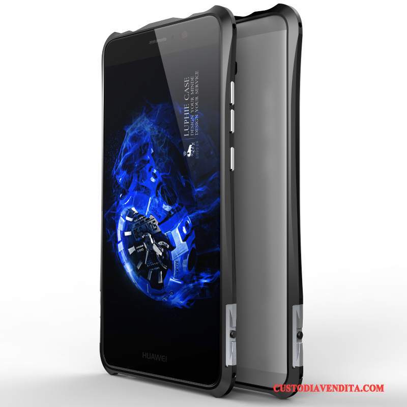 Custodia Huawei Mate 9 Protezione Orotelefono, Cover Huawei Mate 9 Metallo Telaio