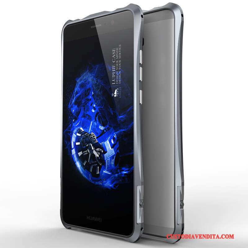 Custodia Huawei Mate 9 Protezione Orotelefono, Cover Huawei Mate 9 Metallo Telaio