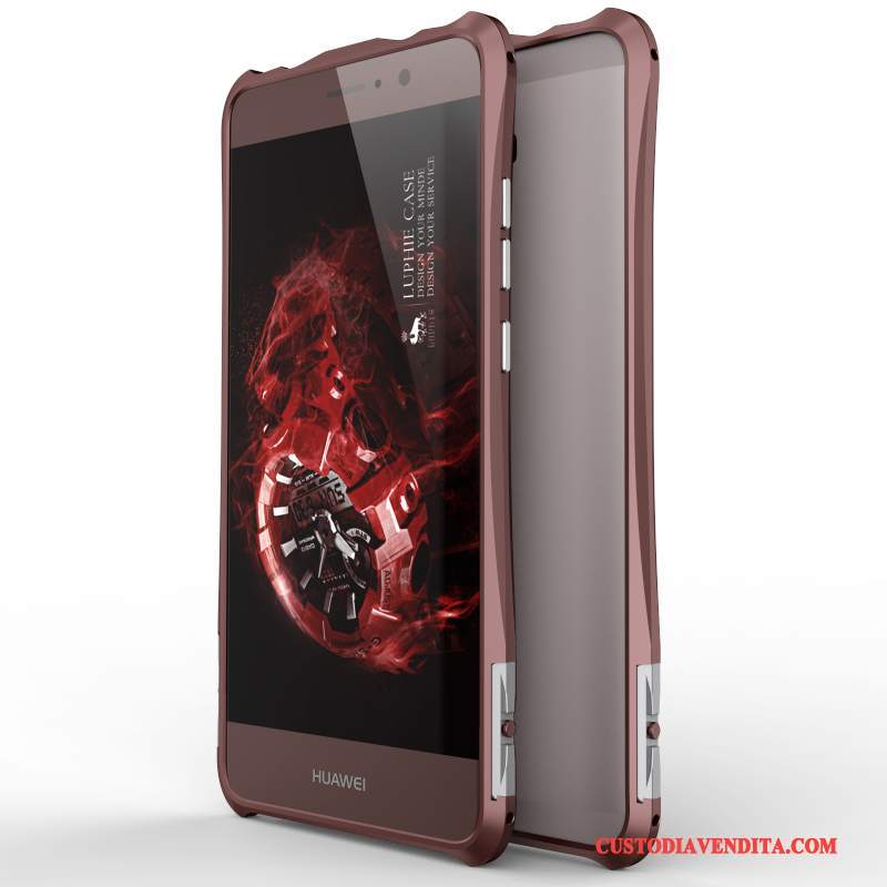 Custodia Huawei Mate 9 Protezione Orotelefono, Cover Huawei Mate 9 Metallo Telaio