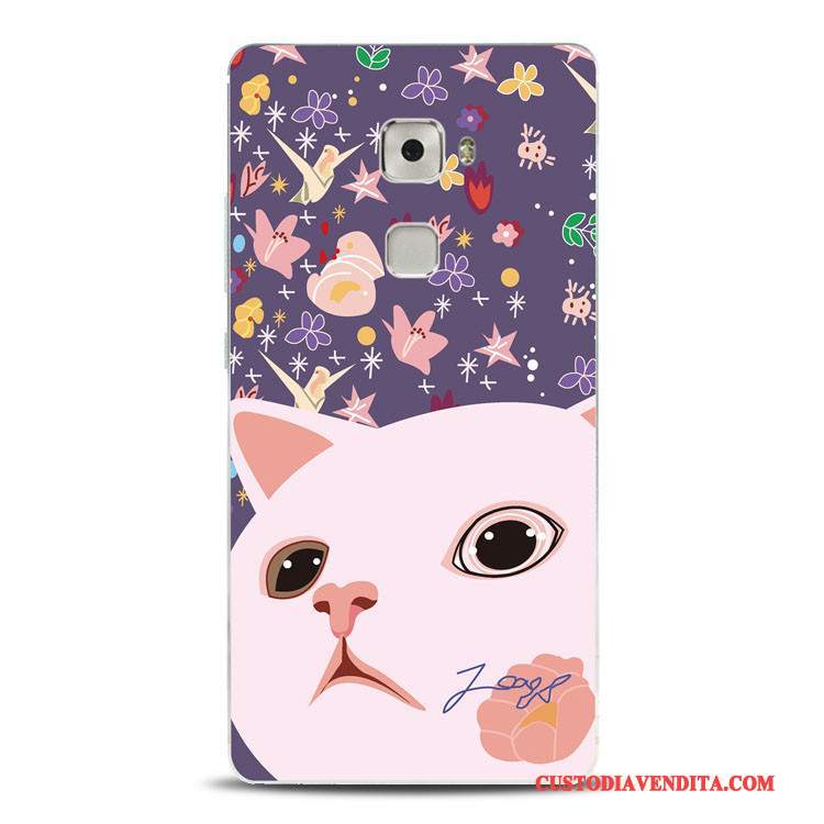 Custodia Huawei Mate S Goffratura Bello Gattino, Cover Huawei Mate S Silicone Supporto Gioventù