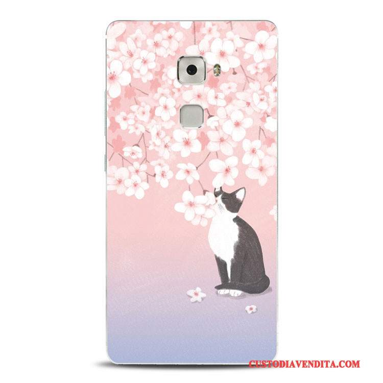 Custodia Huawei Mate S Goffratura Bello Gattino, Cover Huawei Mate S Silicone Supporto Gioventù