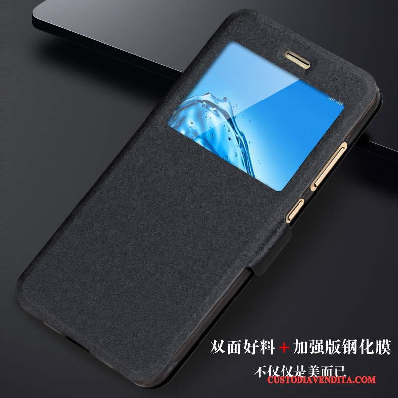 Custodia Huawei Mate S Pelle Telefono Blu Scuro, Cover Huawei Mate S Folio