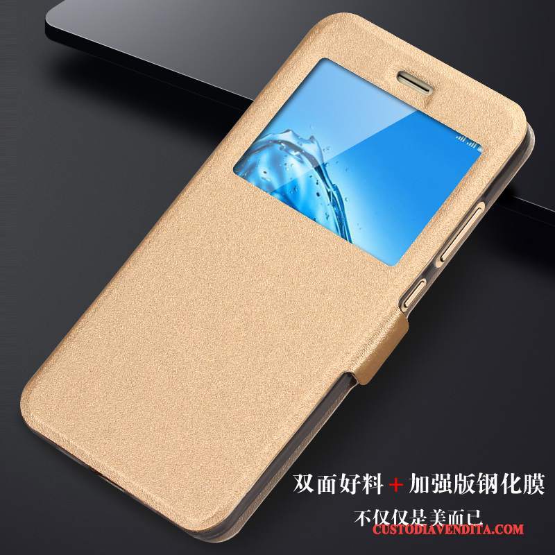 Custodia Huawei Mate S Pelle Telefono Blu Scuro, Cover Huawei Mate S Folio