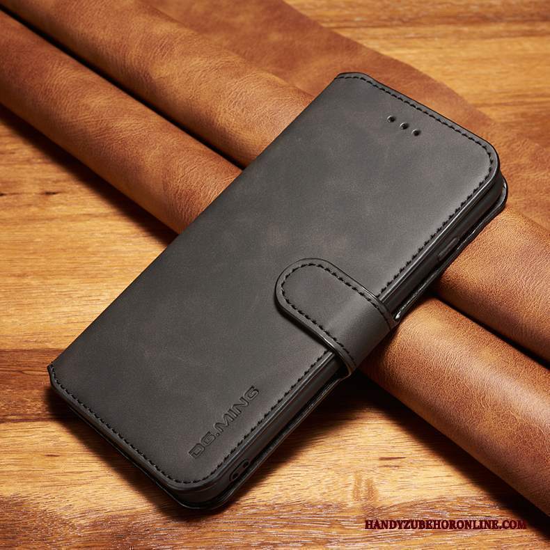 Custodia Huawei Nova 5t Pelle Fibbia Affari, Cover Huawei Nova 5t Protezione Anti-caduta Rosso