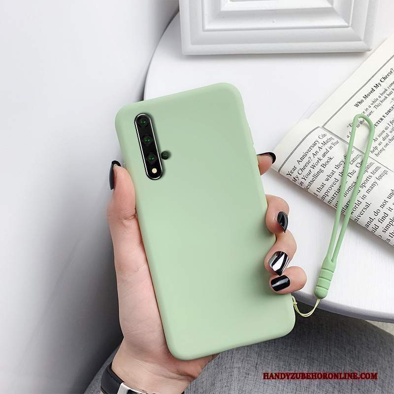 Custodia Huawei Nova 5t Silicone Semplici Di Personalità, Cover Huawei Nova 5t Creativo Sottile Rosso