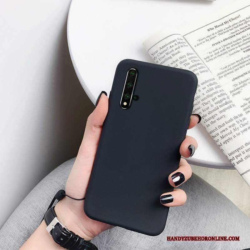 Custodia Huawei Nova 5t Silicone Semplici Di Personalità, Cover Huawei Nova 5t Creativo Sottile Rosso