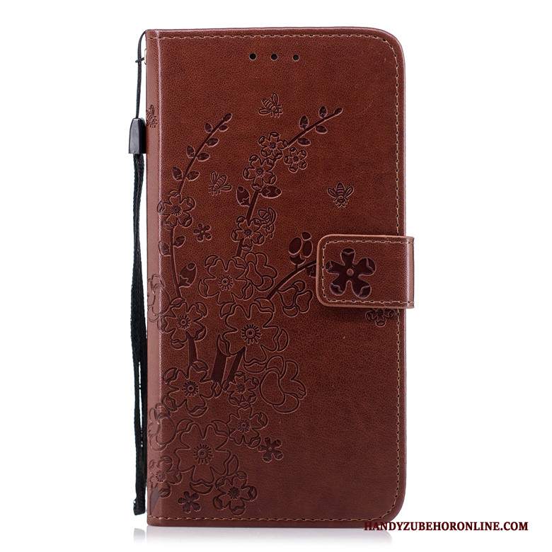 Custodia Huawei P Smart+ 2019 Pelle Telefono Oro, Cover Huawei P Smart+ 2019 Protezione Anti-caduta