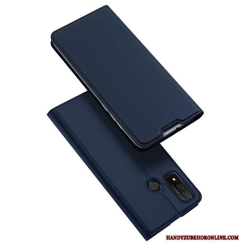 Custodia Huawei P Smart 2020 Pelle Magnetico Oro, Cover Huawei P Smart 2020 Folio Sottiletelefono