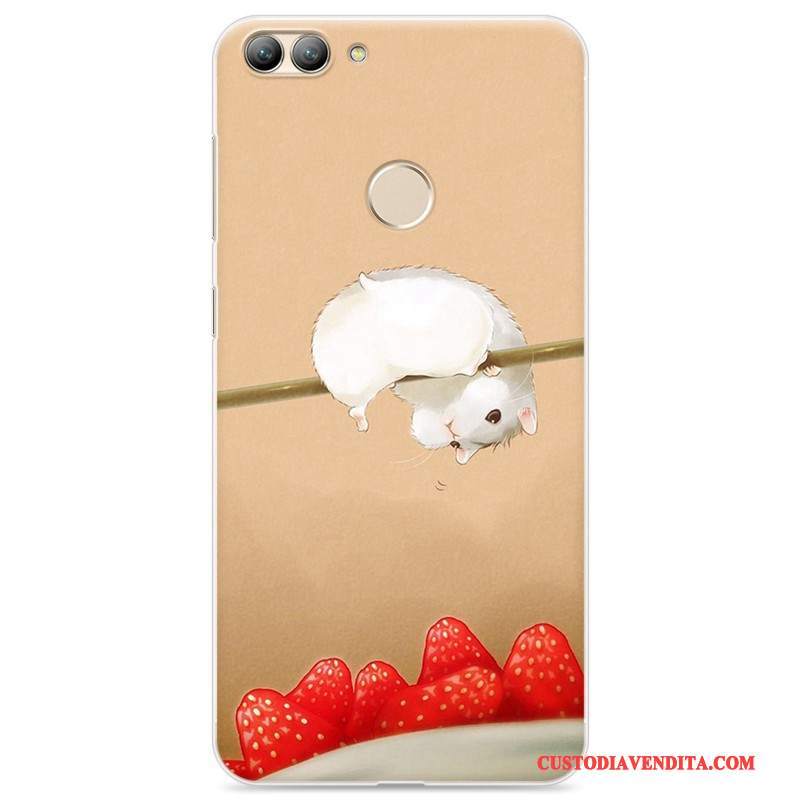 Custodia Huawei P Smart Cartone Animato Morbidotelefono, Cover Huawei P Smart Protezione Rosa