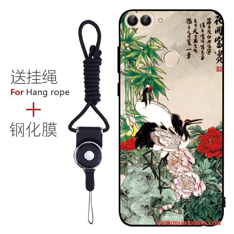 Custodia Huawei P Smart Colore Anti-cadutatelefono, Cover Huawei P Smart Protezione Macchiati Modello
