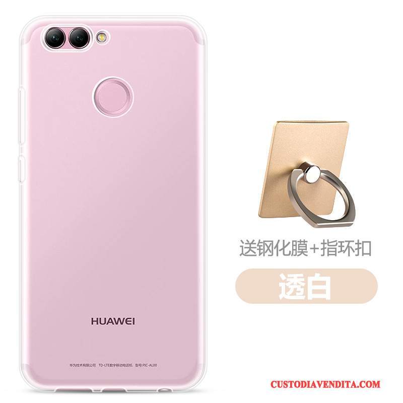 Custodia Huawei P Smart Colore Morbido Leggere, Cover Huawei P Smart Silicone Di Personalità Trasparente